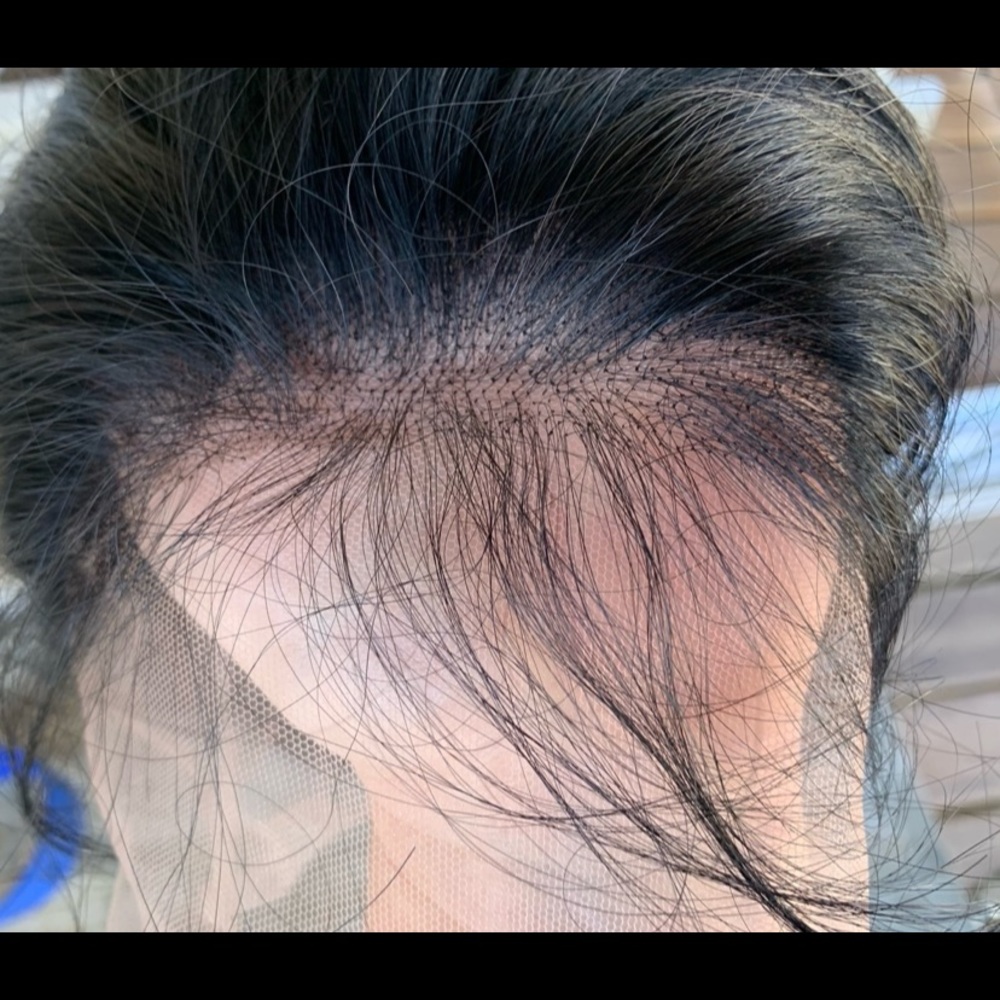 LUVME SILKY STRAIGHT GLUELESS 13X4 HD LACE WIG VIRGIN HUMAN HAIR PRE-PLUCKED - Picture 7 of 10